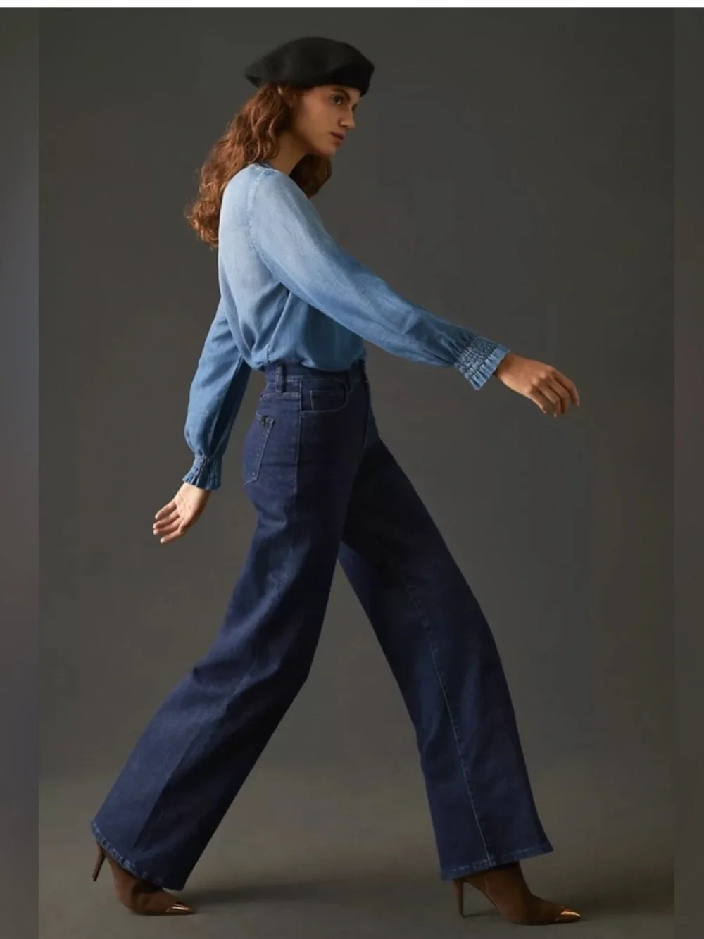 Joe's Jeans The Mia High-Rise Wide-Leg Jeans size 25 NOWT